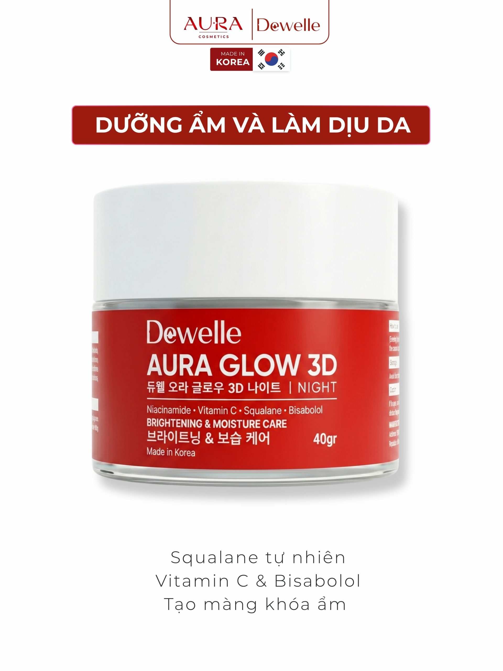 Dewelle Aura Glow 3D Night