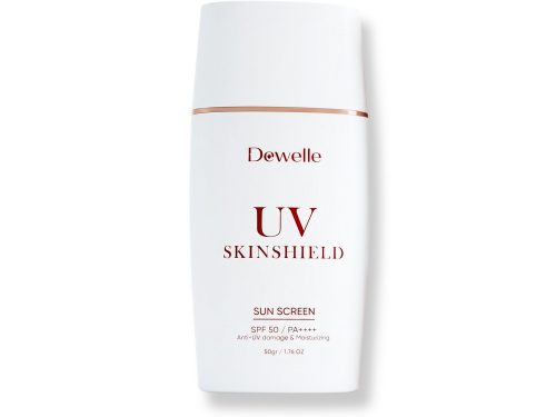 Kem chống nắng kiểm soát bã nhờn Dewelle UV SkinShield SPF 50 PA++++.